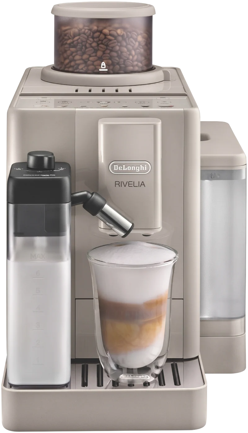 DeLonghi Rivelia Start Fully Automatic Coffee Machine Sand Beige